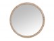 Kulaté dřevěné nástěnné zrcadlo Mind - Ø122*7cm