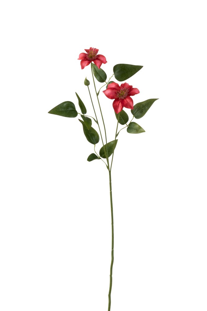 Růžová kytička Clematis -61cm 2552