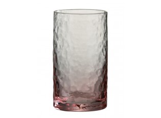 Růžová sklenička na vodu Verma - Ø7*13 cm