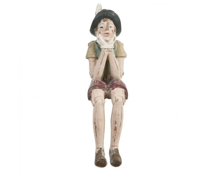 Dekorace sedící Pinocchio - 4*7*15 cm