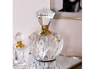Malý flakón na parfém ze skla Cristal - 4 cm