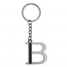Stříbrno černá klíčenka B