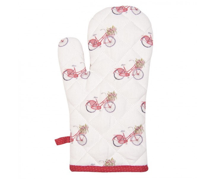 Kuchyňská bavlněná rukavice Red Bicycle - 16*30 cm
