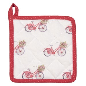 Kuchyňská bavlněná chňapka pro děti Red Bicycle - 16*16 cm