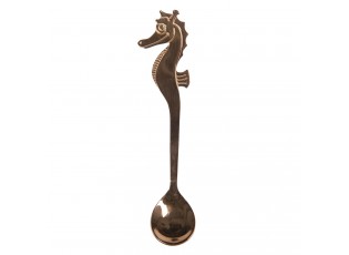 Lžička s mořským koníkem - bronzová - 3*13 cm
