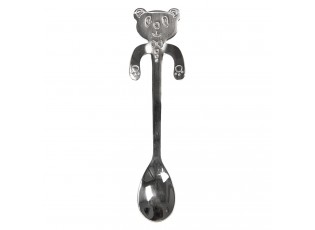 Stříbrná dezertní lžička Medvídek - 3*12 cm