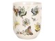 Porcelánový kalíšek na čaj s motýlky - ∅ 6*8 cm / 0,1L