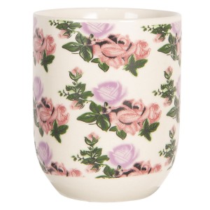 Kalíšek s motivem růží - Ø 6*8 cm / 0,1L