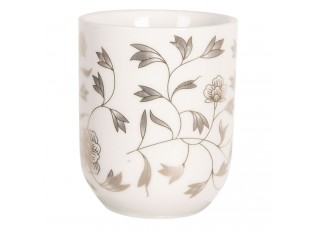 Porcelánový kalíšek na čaj s drobnými kvítky- ∅ 6*8 cm / 0,1L