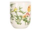 Porcelánový kalíšek na čaj s bambusem a květy- ∅ 6*8 cm / 0,1L