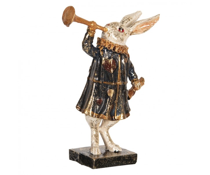 Dekorace králík s trubkou - 8*4*12 cm