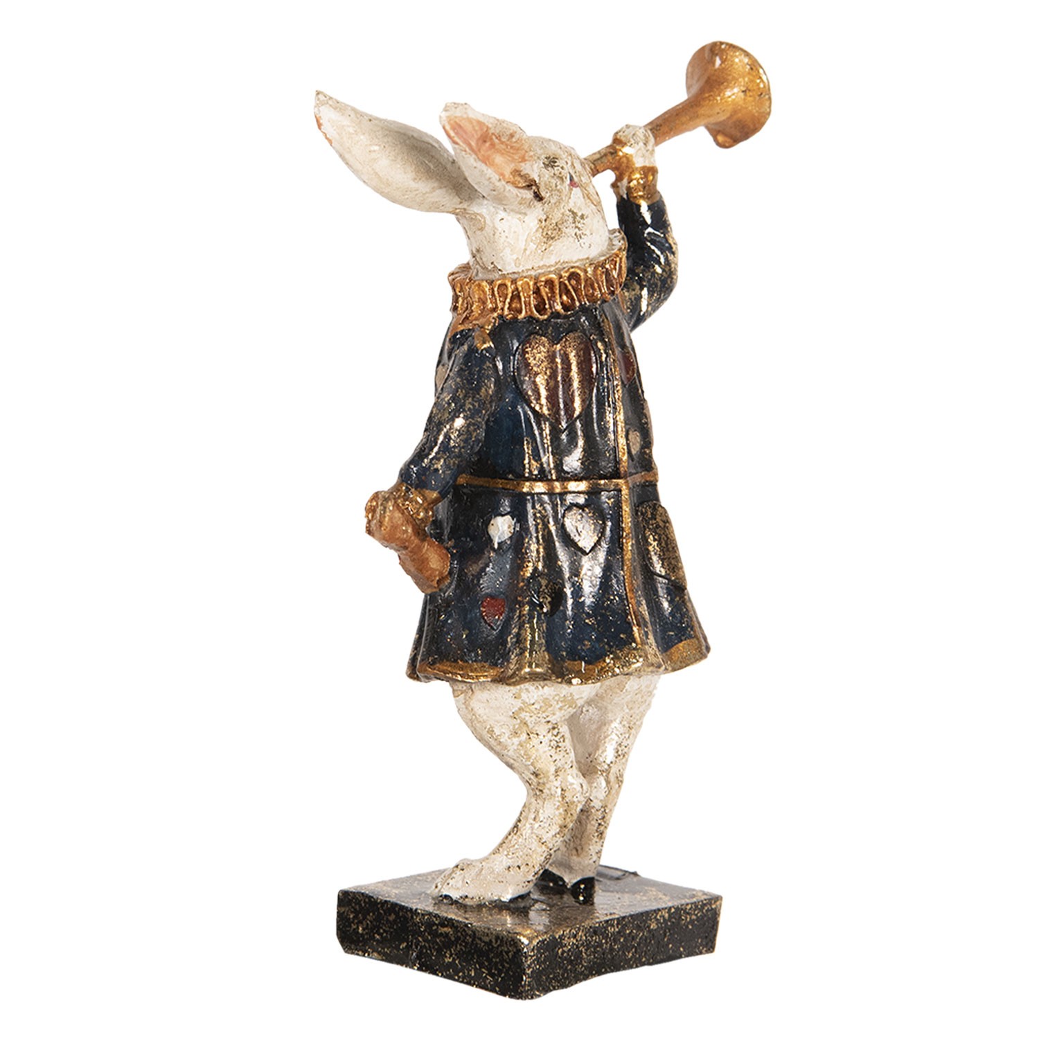 Dekorace králík s trubkou - 8*4*12 cm