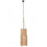 Závěsné bavlněné béžové světlo Macrame - Ø26*76cm