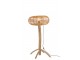 Přírodní ratanová stojací lampa Teak - 77*70*134cm