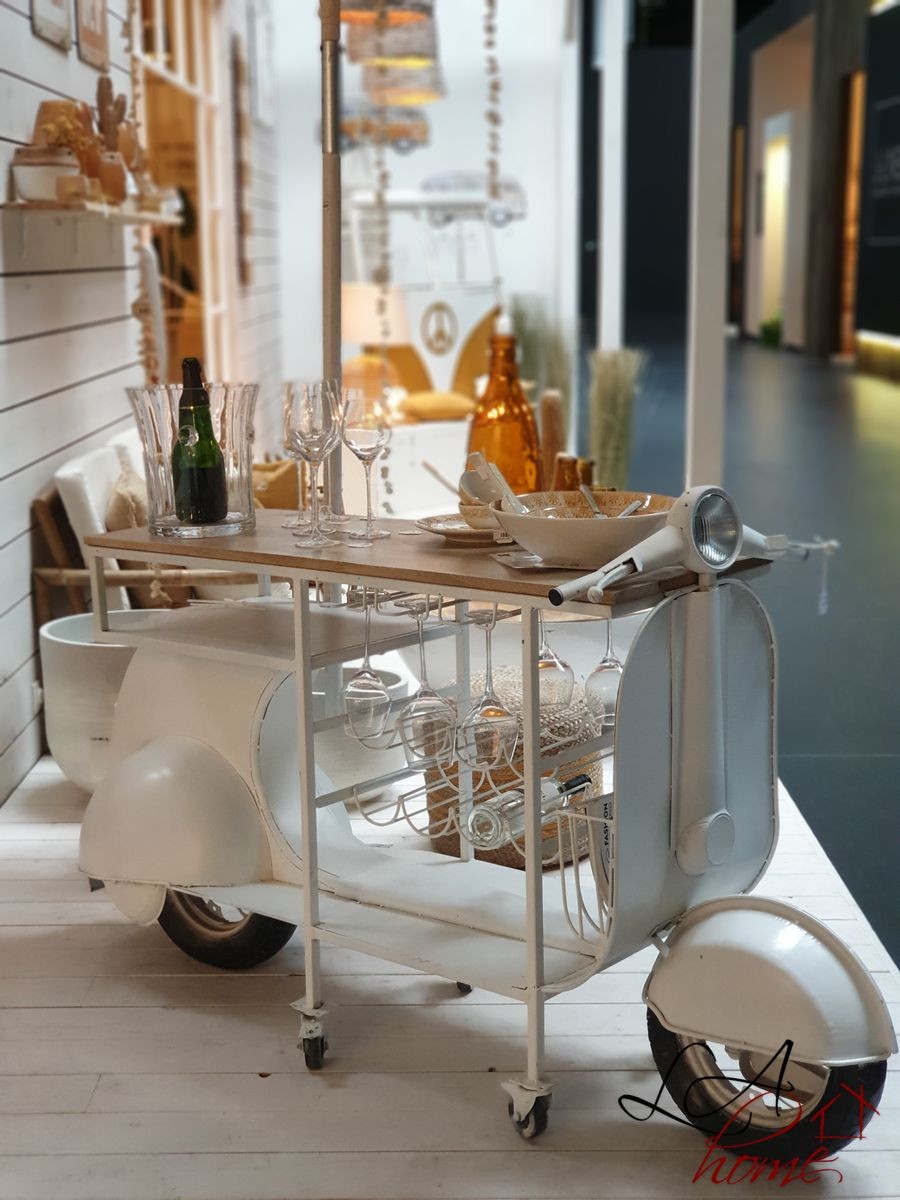 Bar s vinotékou Scooter - 180*64*102 cm