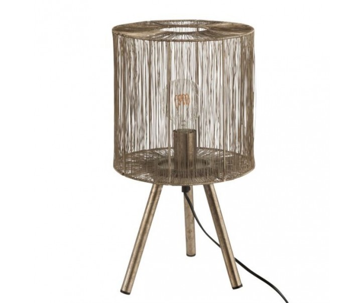 Kovová bronzová stolní lampa Antiek - Ø 25*45cm