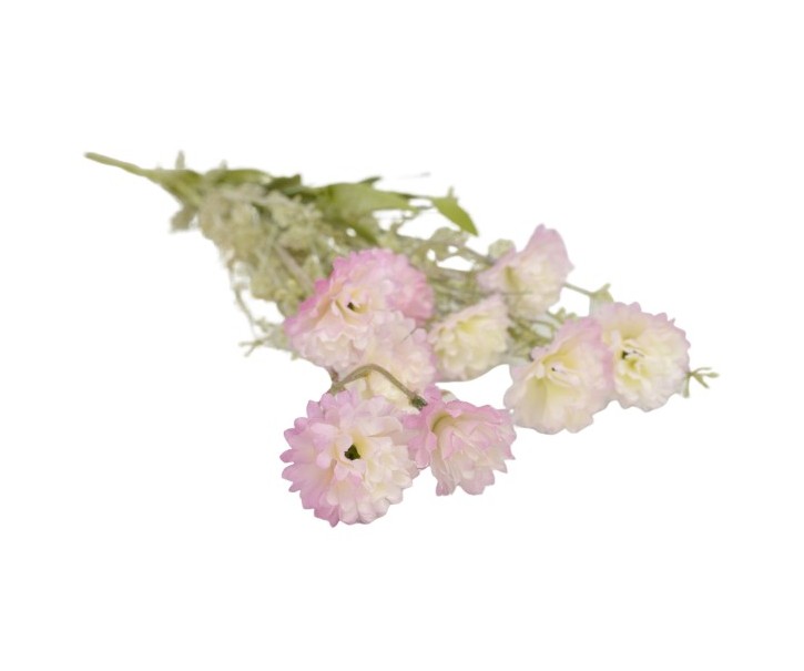 Růžová kytička Elis - 54 cm