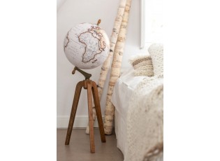 Dekorace glóbus na dřevěné trojnožce Wond - Ø40*104cm