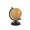 Dekorace glóbus na dřevěném podstavci Ochre small - 15*13*21 cm Barva: hnědáMateriál: dřevo