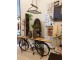 Černý konzolový stolek retro kolo Bicycle - 190*36*84cm