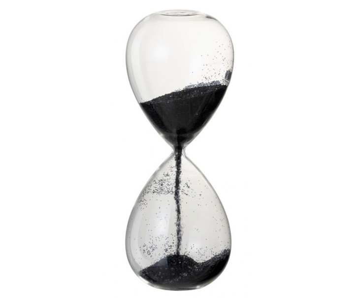 Skleněné přesýpací hodiny Hourglass - Ø 13*32 cm