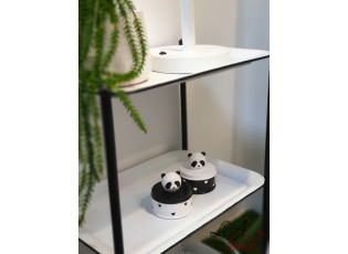 2x box Panda - Ø10*11 cm