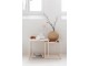 Krémová kulatá keramická váza Beige L - 25*25*23,5 cm