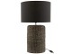 Stolní lampa s textilním stínidlem Odile – Ø 42*68 cm