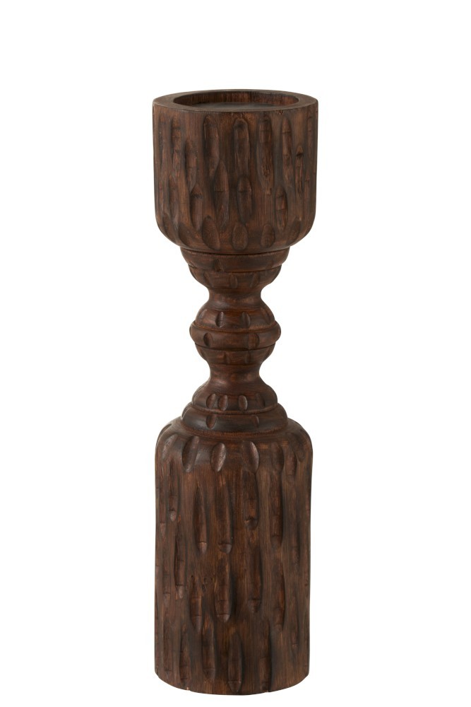 Krásný dřevěný svícen na váš stůl nebo komodu.