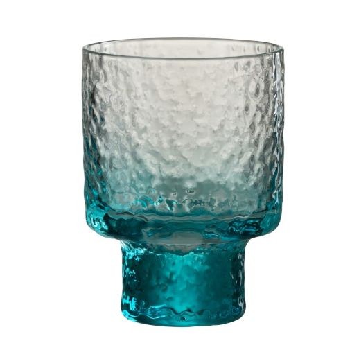 Modrá sklenička na likér Verma - Ø 7*10cm