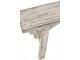 Bílá dřevěná patinovaná lavice Ibiza - 120*39*45 cm