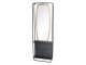 Zrcadlo v dřevěno-kovovém rámu s policemi Verene - 54*16*160 cm
