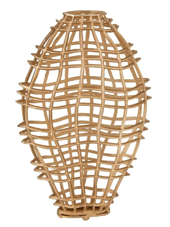 Zlatá váza Koral Gold L - 54*21*82 cm