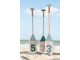 Sada 3ks dřevěných dekoračních pádel - 12*3*65 cm