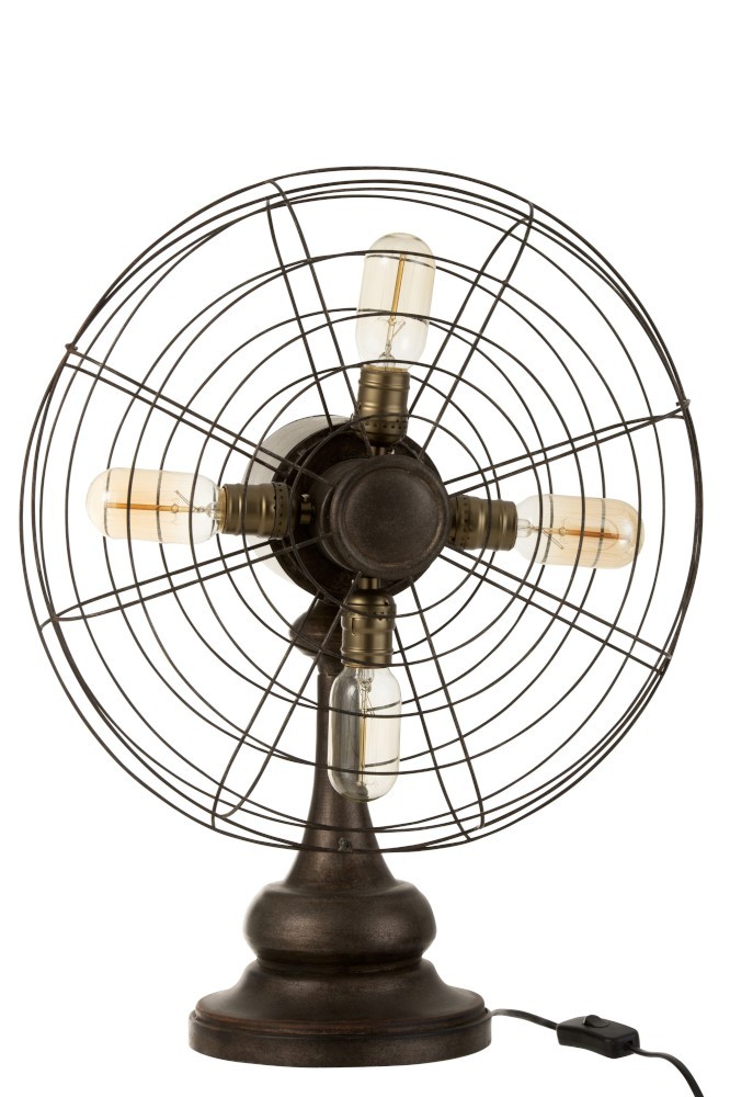 Stolní lampa ve tvaru větráku Fan - 43*24*56 cm