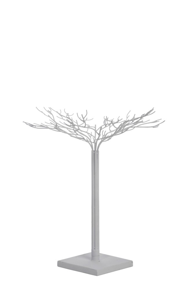 Bílý kovový dekorativní strom Leonois S - Ø 51*64 cm J-Line by Jolipa