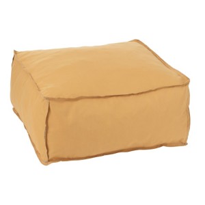 Žlutý sedák / puf Hassock- 60*60*28 cm