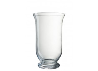 Transparentní skleněná váza Hurricane - Ø15*25 cm