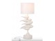 Bílá stolní lampa Dolphins –Ø 23*60 cm