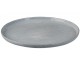Světle šedý keramický jídelní talíř Shiny blue XL - Ø 32cm