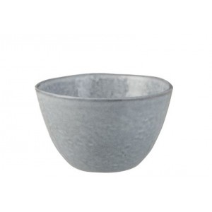 Modrá keramická miska Shiny blue - Ø 12*7 cm