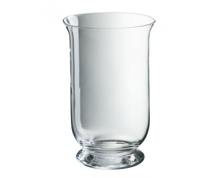 Transparentní skleněná váza Hurricane - Ø18*30 cm