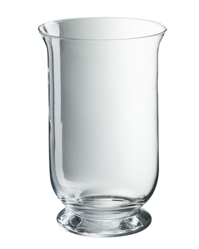 Transparentní skleněná váza Hurricane - Ø18*30 cm J-Line by Jolipa