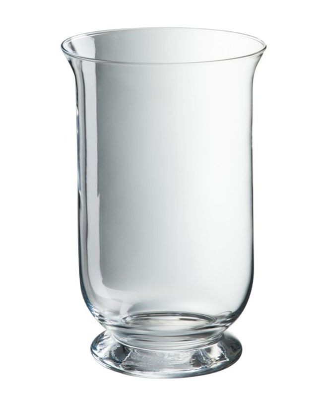 Transparentní skleněná váza Hurricane - Ø18*30 cm