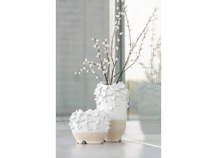 Keramická váza s květy sasanky Anemone - Ø22*38 cm