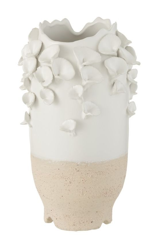 Keramická váza s květy sasanky Anemone - Ø22*38 cm