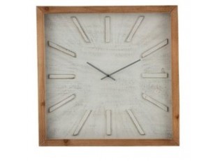 Čtvercové nástěnné hodiny Ygraine - Ø 60*6 cm