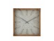 Čtvercové nástěnné hodiny s patinou Ygraine - Ø 40*6 cm