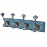 Modrý dřevěný věšák s barevnými knopkami - 45*10*18 cm Barva: modrá/šedá/krémováMateriál: dřevo/ kov/keramika
Hmotnost: 1,35 kg
