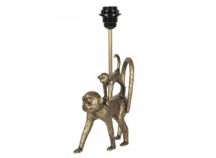 Zlatá stolní lampa v designu opic Les Animaux - 20*7*36 cm